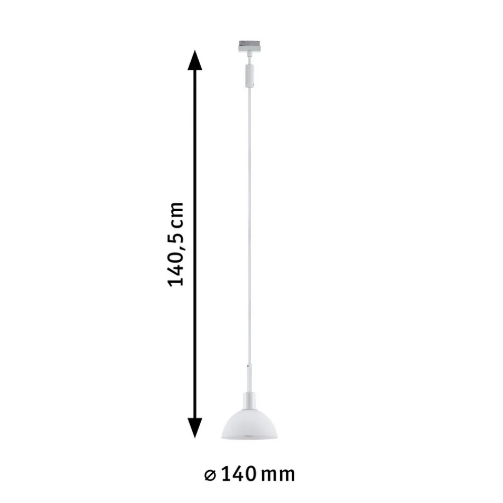 Paulmann URail Pendel Sarrasani, hvit/opal Online