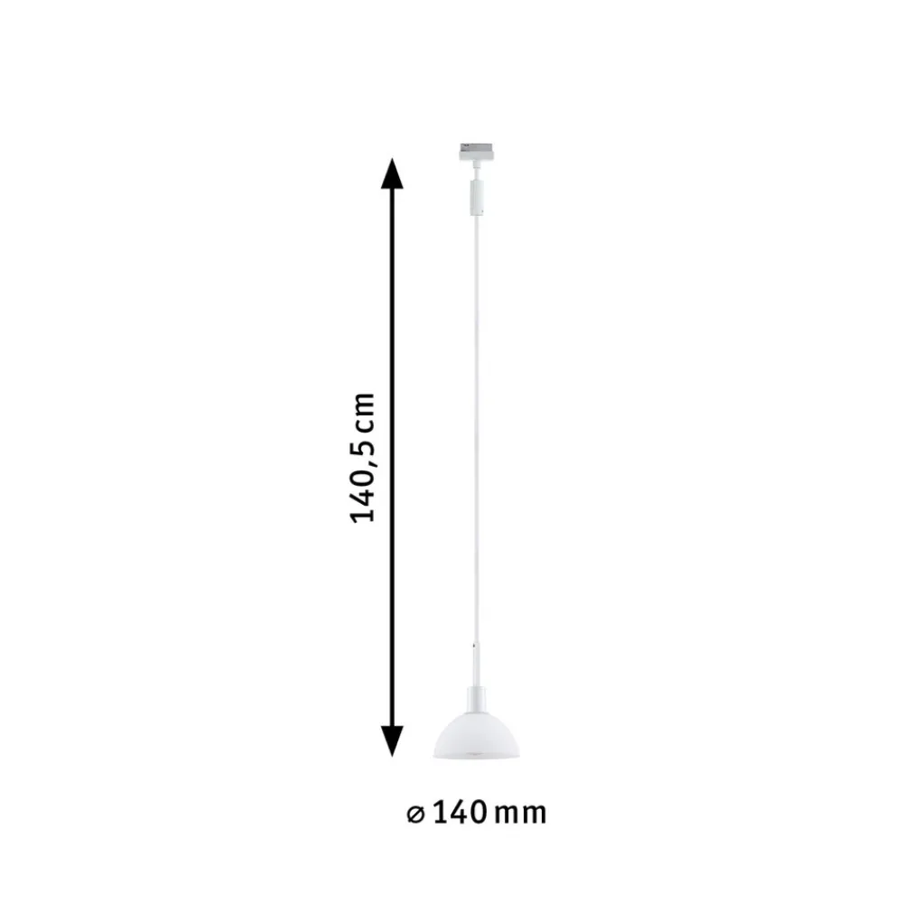 Paulmann URail Pendel Sarrasani, hvit/opal Online