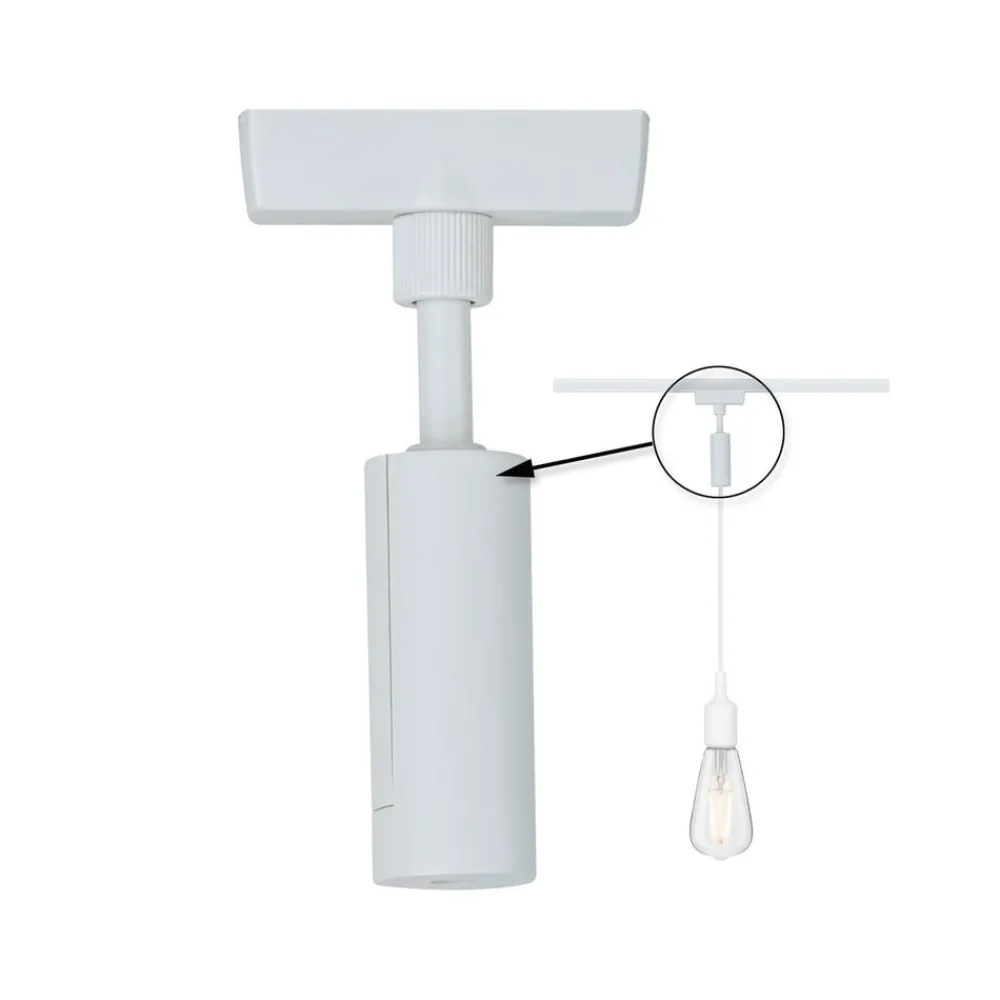 Paulmann URail pendeladapter universal, 50W, hvit| Skinnesystem