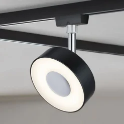 Paulmann URail Spot Circle svart dimbar 2 700 K| Skinnesystem