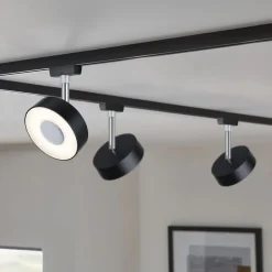 Paulmann URail Spot Circle svart dimbar 2 700 K| Skinnesystem