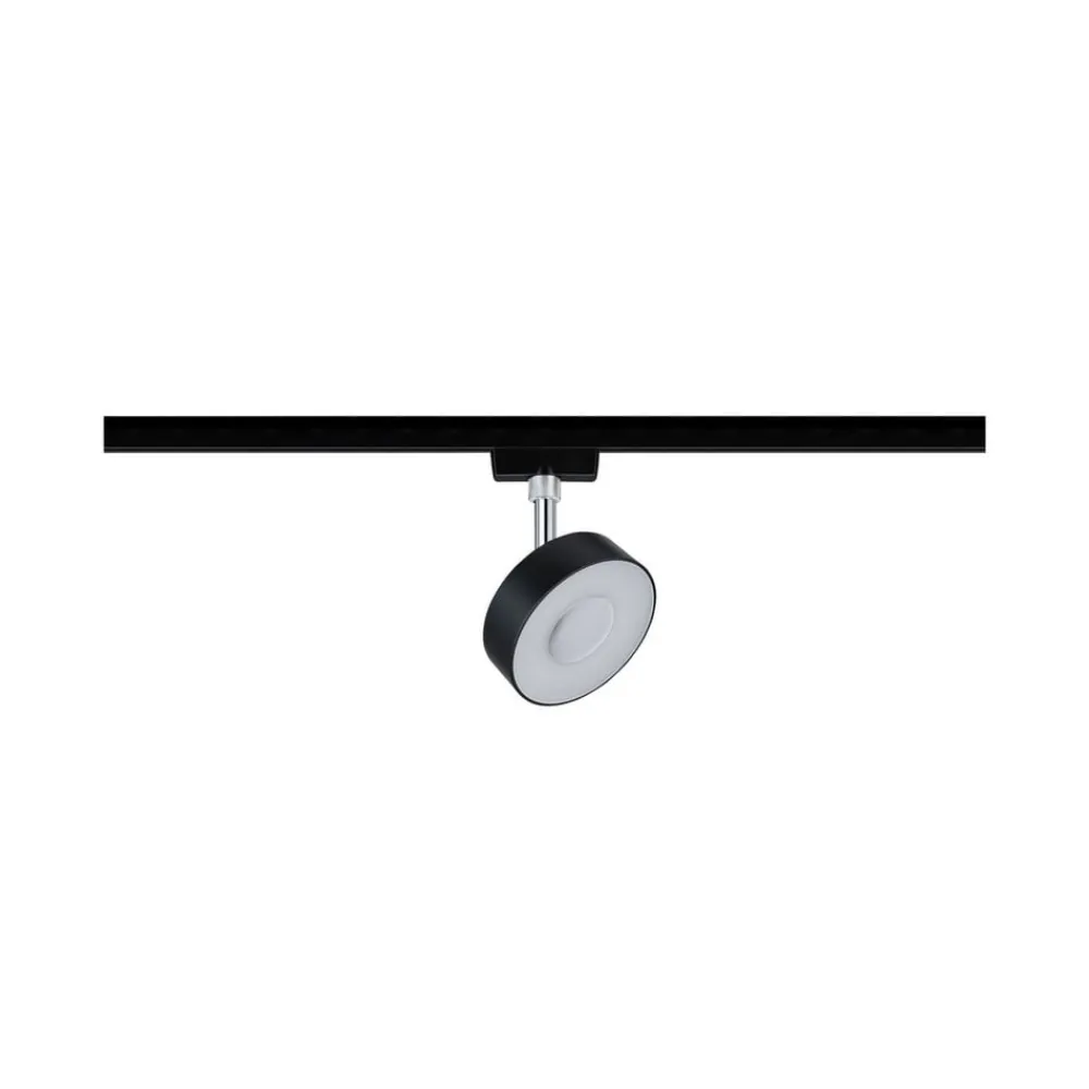 Paulmann URail Spot Circle svart dimbar 2 700 K| Skinnesystem