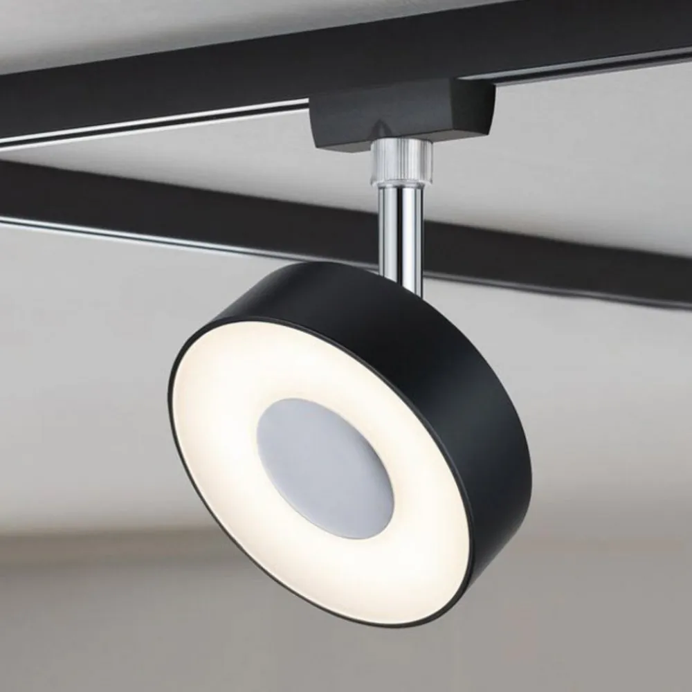 Paulmann URail Spot Circle svart dimbar 4 000 K Best