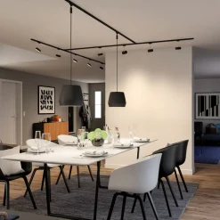 Paulmann URail Spot Circle svart dimbar 4 000 K Best