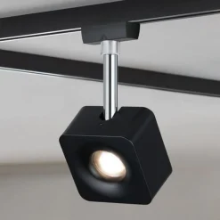 Paulmann URail Spot Cube svart dimbar 2 700 K| Skinnesystem