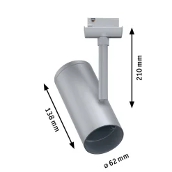 Paulmann URail Spot krom matt Clearance