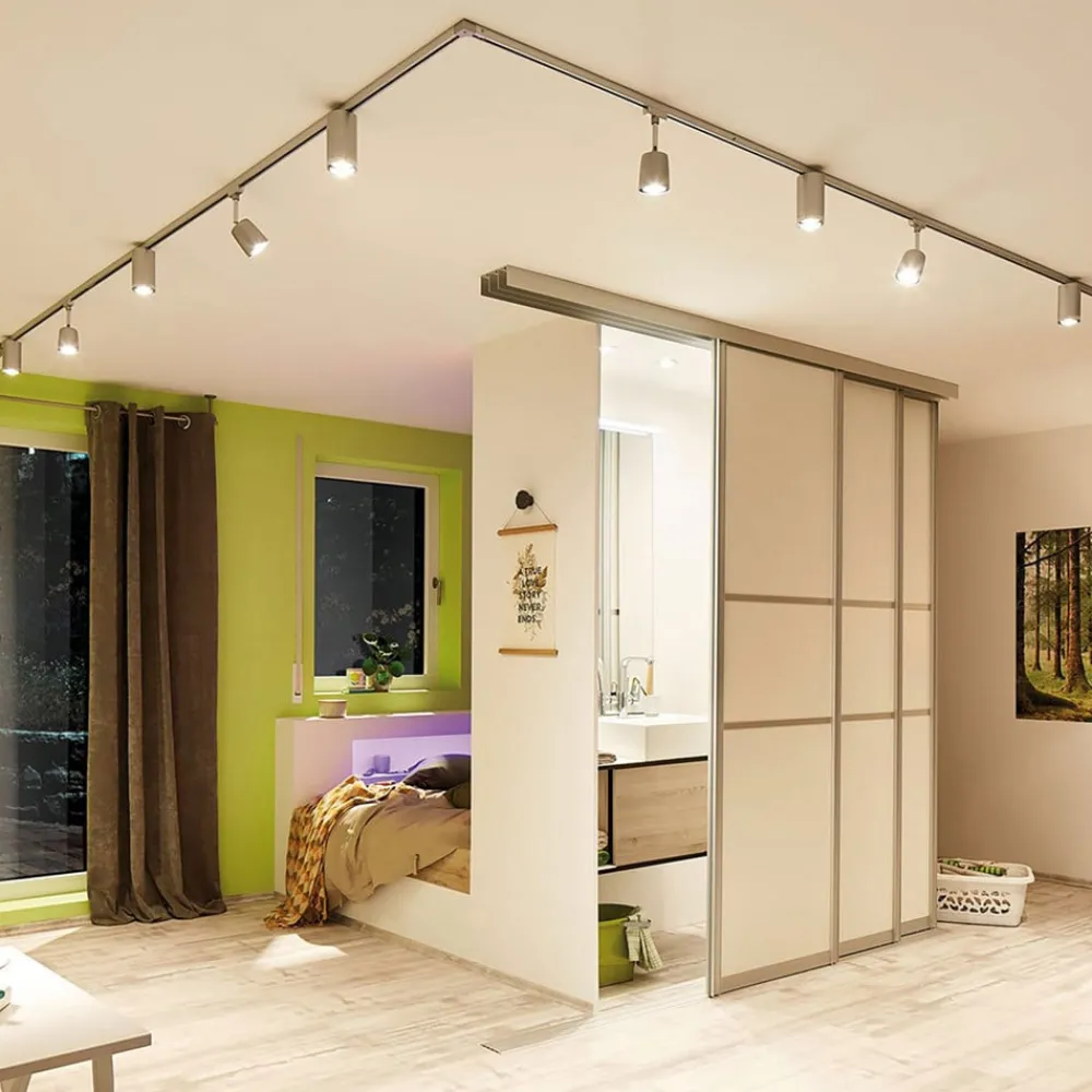 Paulmann URail Spot Tube krom matt| Skinnesystem