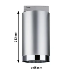 Paulmann URail Spot Tube krom matt| Skinnesystem