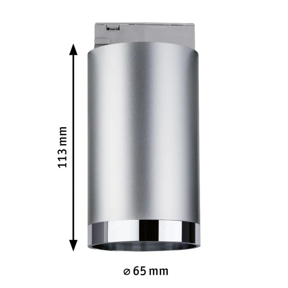 Paulmann URail Spot Tube krom matt| Skinnesystem