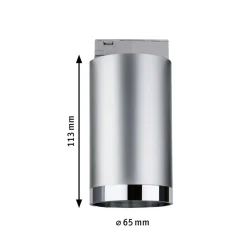 Paulmann URail Spot Tube krom matt| Skinnesystem