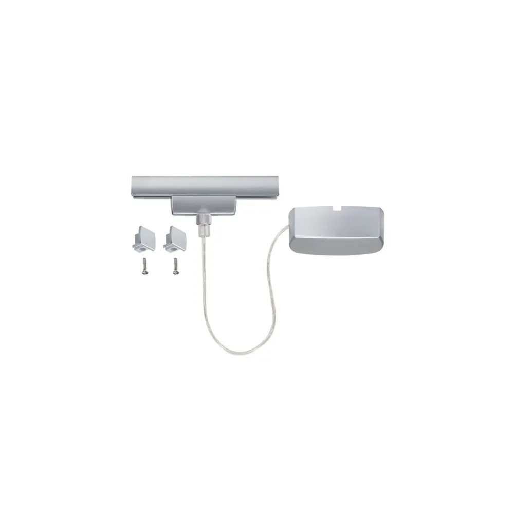 Paulmann URail strømforsyning, matt krom| Skinnesystem