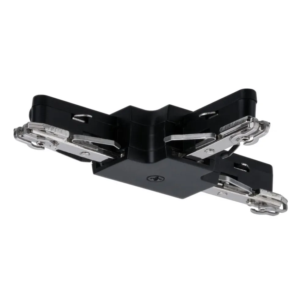 Paulmann URail T-kontakt, rigid, svart matt| Skinnesystem