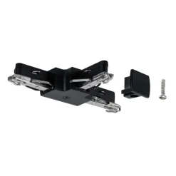 Paulmann URail T-kontakt, rigid, svart matt| Skinnesystem