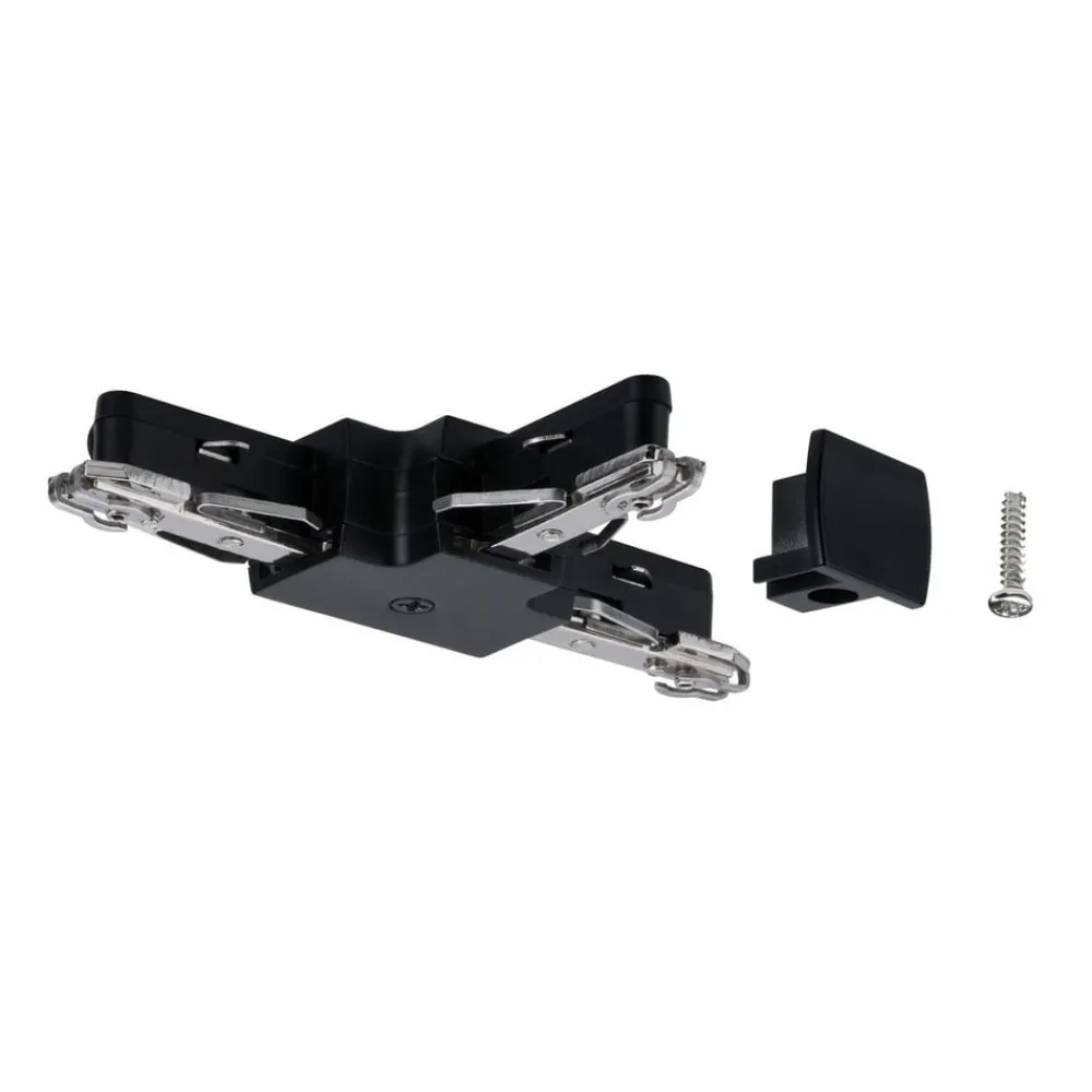 Paulmann URail T-kontakt, rigid, svart matt| Skinnesystem