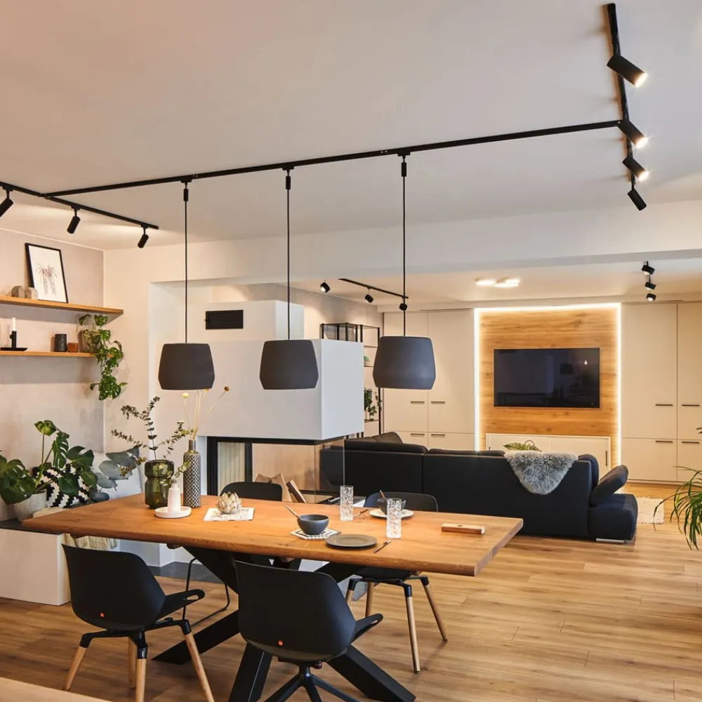 Paulmann URail T-kontakt, rigid, svart matt| Skinnesystem