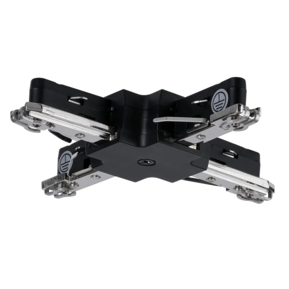 Paulmann URail X-kontakt, rigid, svart matt| Skinnesystem