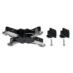 Paulmann URail X-kontakt, rigid, svart matt| Skinnesystem