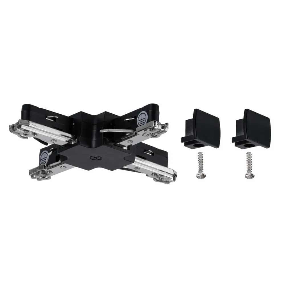 Paulmann URail X-kontakt, rigid, svart matt| Skinnesystem