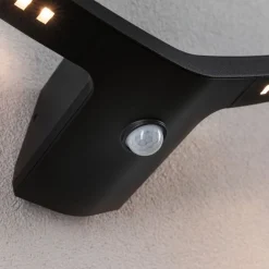 Paulmann utendørs LED-vegglampe Alara, antrasitt, IP44| Vegglamper Med Sensor