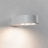 Paulmann utendørs LED-vegglampe Silma hvit 1 lyskilde IP44| Vegglamper Med Sensor|Utebelysning Med Sensor