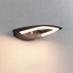 Paulmann utendørs LED-vegglampe Akena, 3 000 K, antrasitt Online