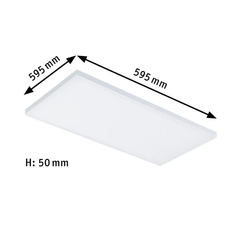 Paulmann Velora LED-panel ZigBee 59,5x29,5cm 15,5W| Butikkbelysning|Smarthus Belysning