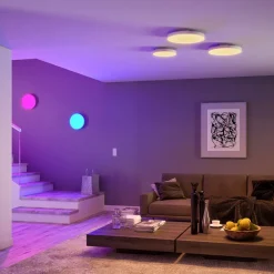 Paulmann Velora LED-panel ZigBee RGBW rund Ø 40 cm Clearance