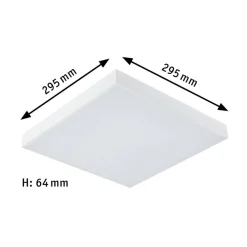 Paulmann Velora Regnbuepanel 30x30cm hvit RGBW| Kontorbelysning