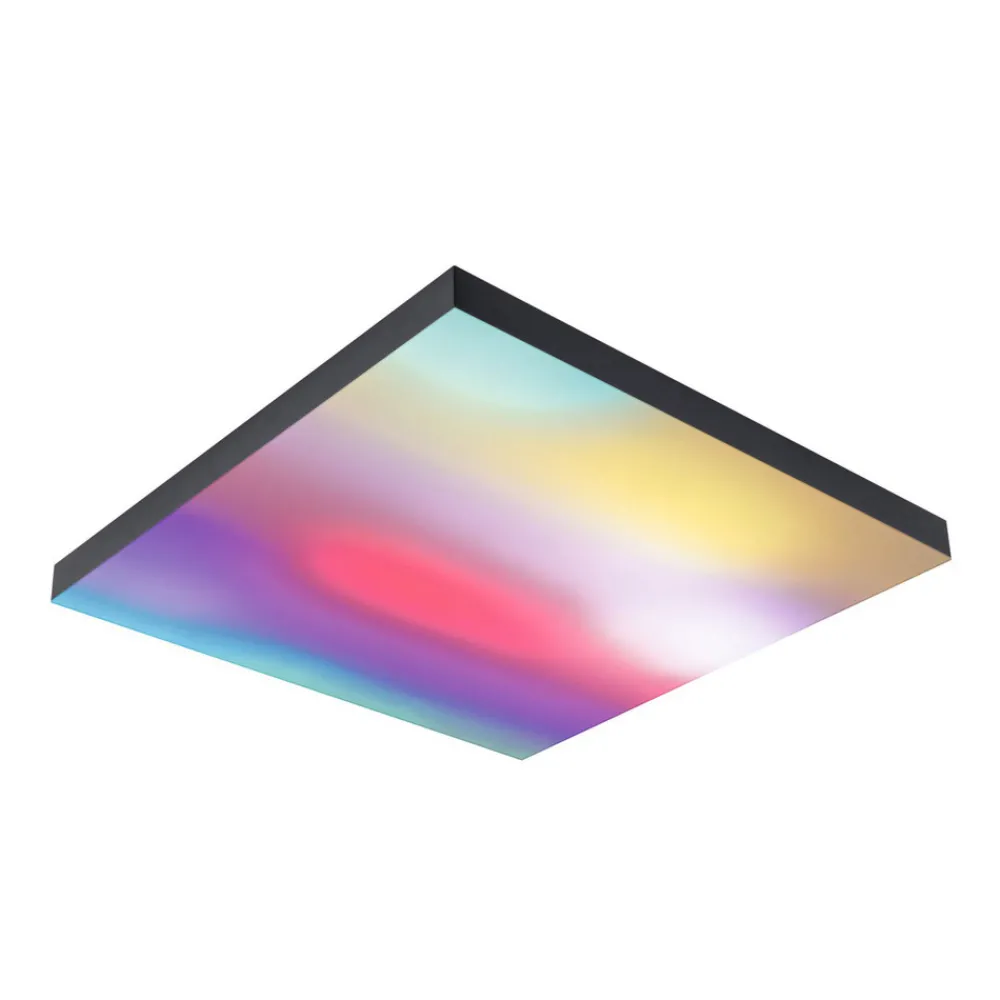 Paulmann Velora regnbuepanel 45x45 cm svart RGBW Clearance