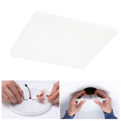 Paulmann Veluna Edge IP44 4000K dimm 20x20cm| Downlights