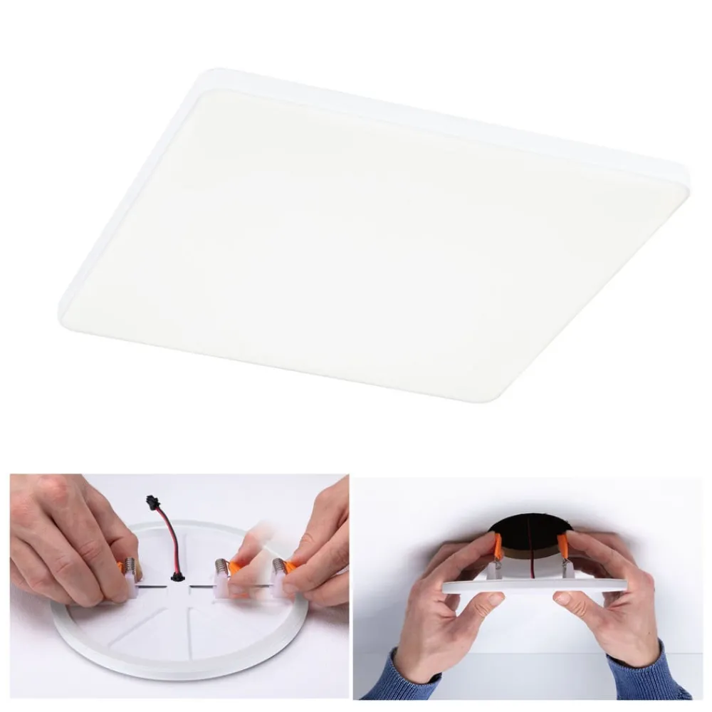 Paulmann Veluna Edge IP44 4000K dimm 20x20cm| Downlights