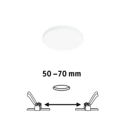 Paulmann Veluna Edge IP44 4.000K dimm Ø 9cm| Downlights