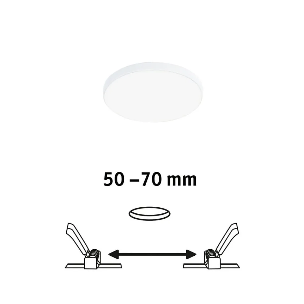 Paulmann Veluna Edge IP44 4.000K dimm Ø 9cm| Downlights