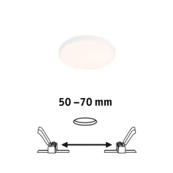 Paulmann Veluna Edge IP44 3.000K dimm Ø 9cm| Downlights