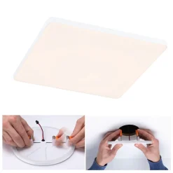 Paulmann Veluna Edge IP44 3000K dimm 20x20cm| Downlights