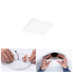 Paulmann Veluna Edge LED for innfelt IP44 4000K 9x9cm Outlet