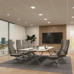 Paulmann Veluna Edge LED for innfelt IP44 3000K 12x12cm| Downlights