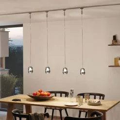 Paulmann Vento lampeskjerm, røykgrå, Ø 8 cm, glass Discount