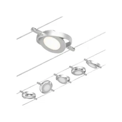 Paulmann Wire RoundMac LED-vaiersystem, 5-lk. krom| Led-Innendørs