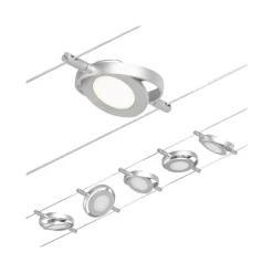 Paulmann Wire RoundMac LED-vaiersystem, 5-lk. krom| Led-Innendørs