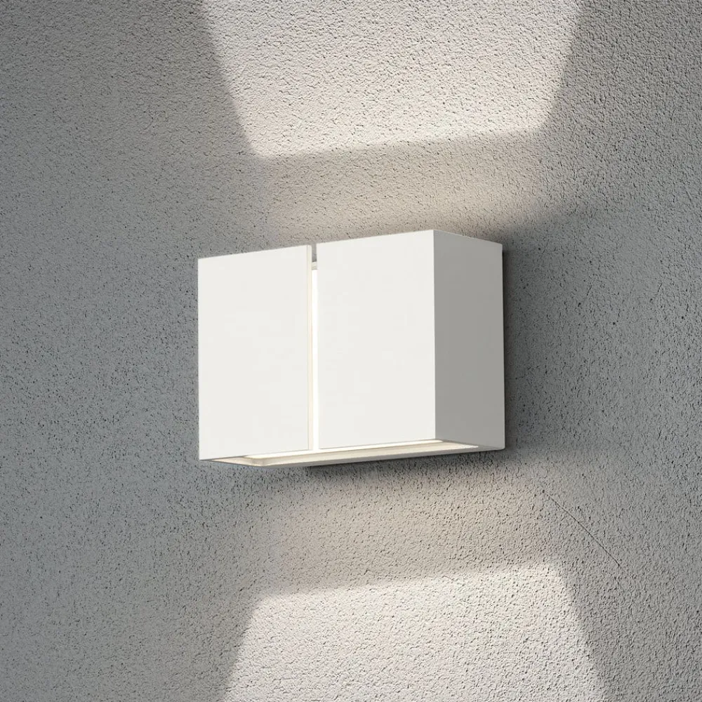 Konstsmide Pavia utendørs LED-vegglampe, hvit| Vegglamper Utendørs