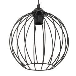 HELAM Pendellampe Cumera i svart, 4 lyskilder, rund Discount