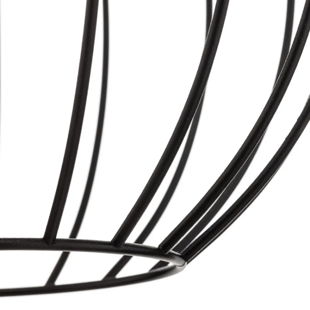 HELAM Pendellampe Cumera i svart, 4 lyskilder, rund Discount