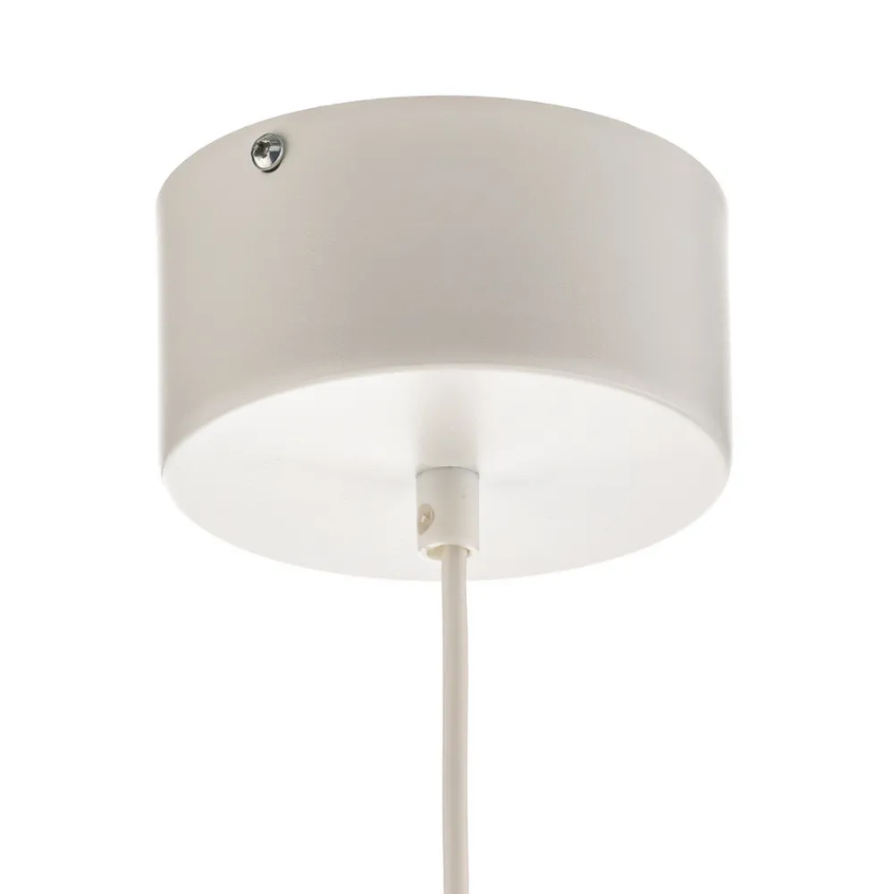 Luminex Pendellampe Gus med metallskjerm, hvit Outlet