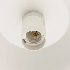 Luminex Pendellampe Gus med metallskjerm, hvit Outlet