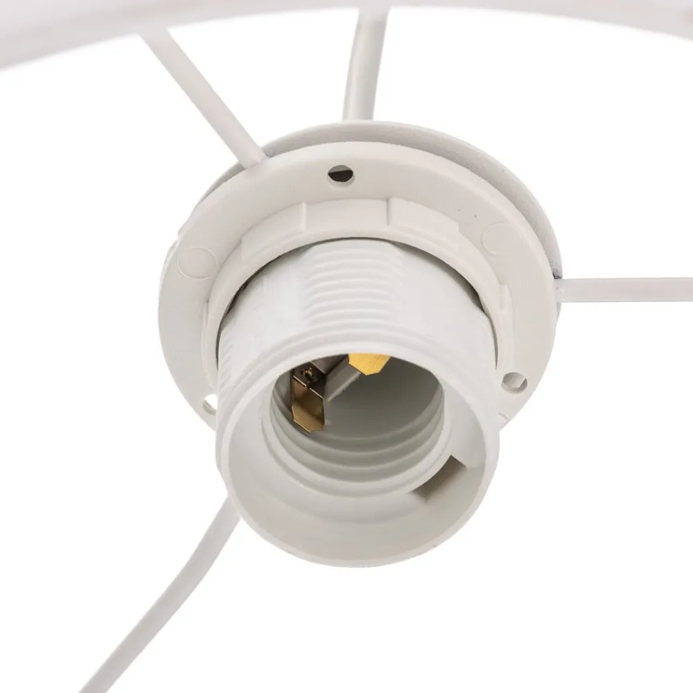 HELAM Pendellampe i bjelkeform Helen hvit-gull med 3 lyskilder| Pendellamper