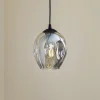EMIBIG LIGHTING Pendellampe Starla, glass grafit, 1 lyskilde rund Online