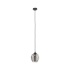 EMIBIG LIGHTING Pendellampe Starla, glass grafit, 1 lyskilde rund Online