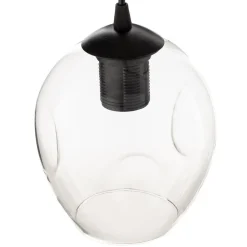 EMIBIG LIGHTING Pendellampe Starla rund 4 lyskilder grafit/amber/klar Outlet