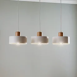 EMIBIG LIGHTING Pendellampe Tako, 3 lyskilder, hvit Best